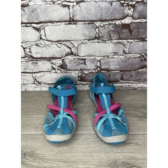 Merrell 61594 Blue Textile Synthetic Mesh Maryjane Strap Shoes Women 5M US/36EU - Picture 13 of 16